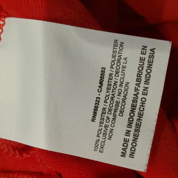 Nike The Athletic Dept Polyester Red Straight Leg Pants Women S - Picture 7 of 15